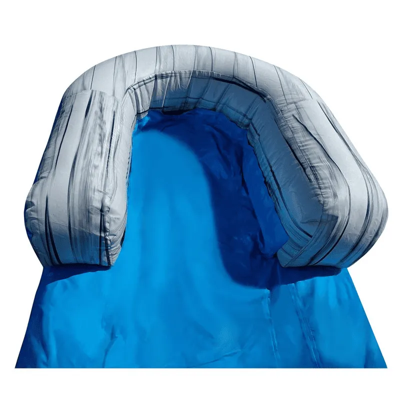 12' Ocean Wave Inflatable Slide Wet/Dry in Blue