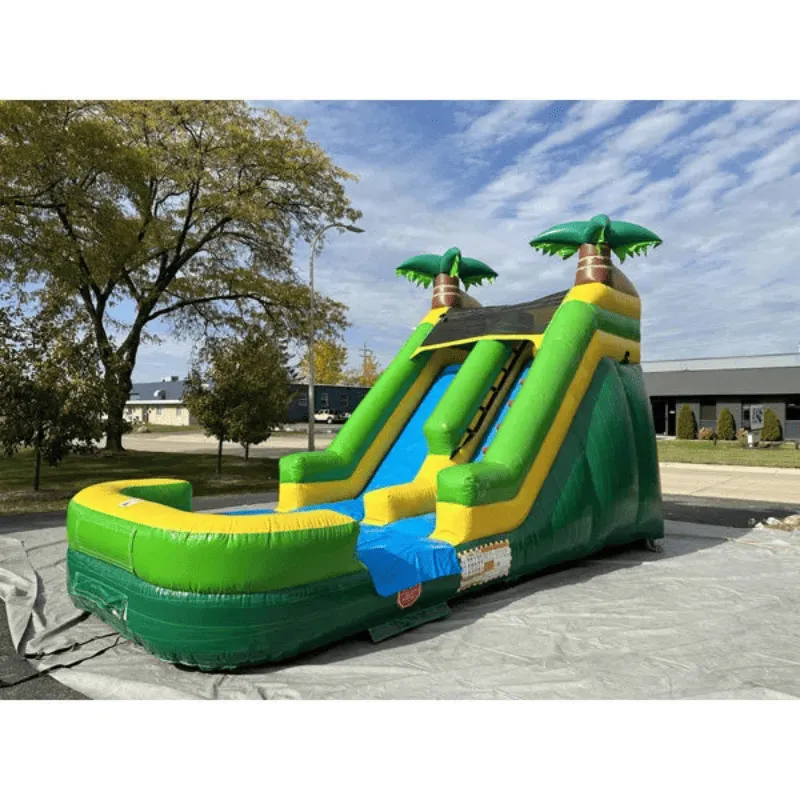13'H Palm Tree Water Slide Wet n Dry