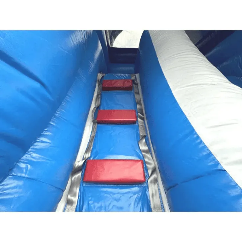18'H Dura-Lite Ocean Water Slide w Detachable Pool