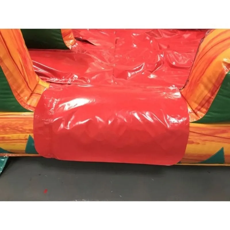 18'H Red Slide Wet n Dry with Palm Trees