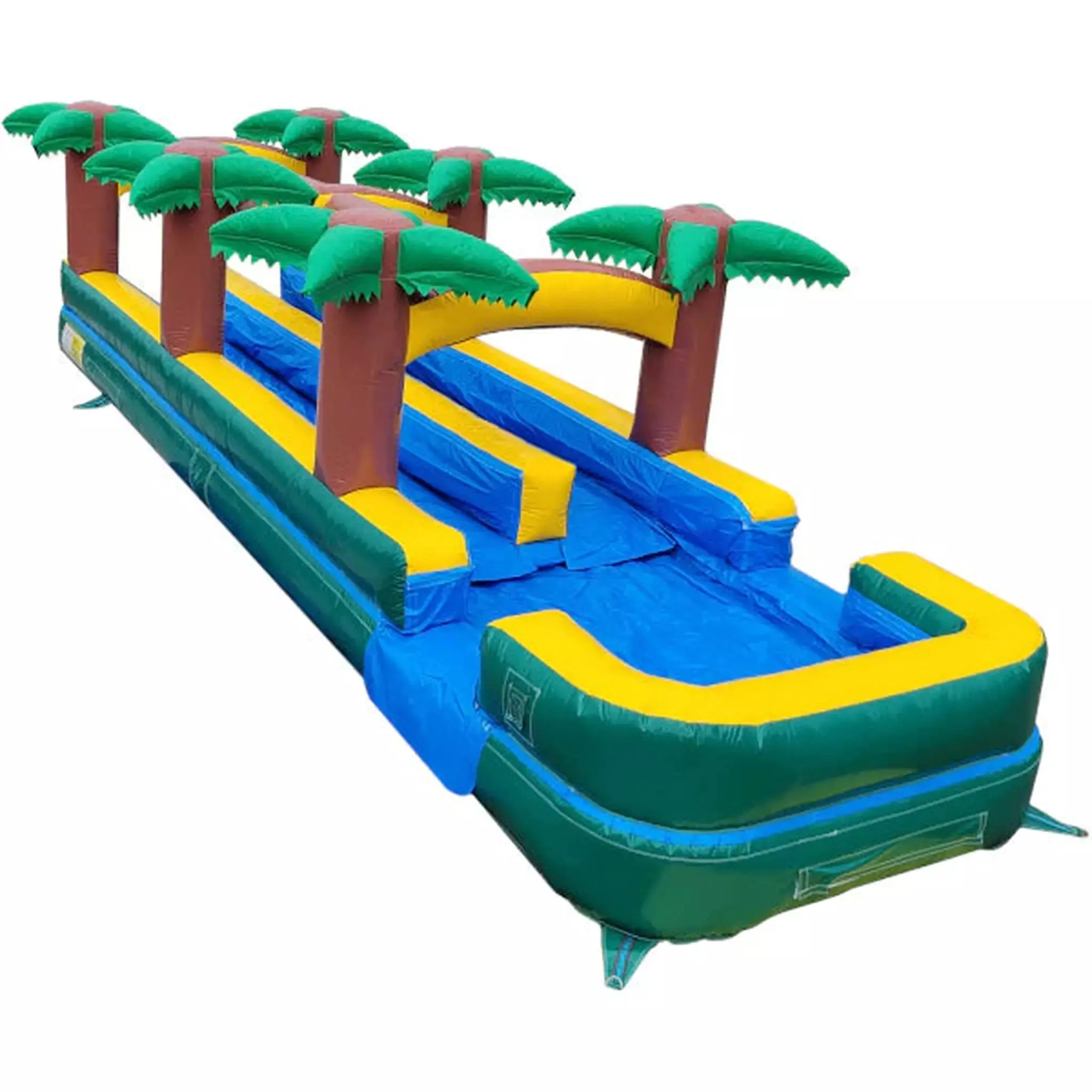 19' Dual Lane Palm Tree Screamer Slide   Slip & Splash