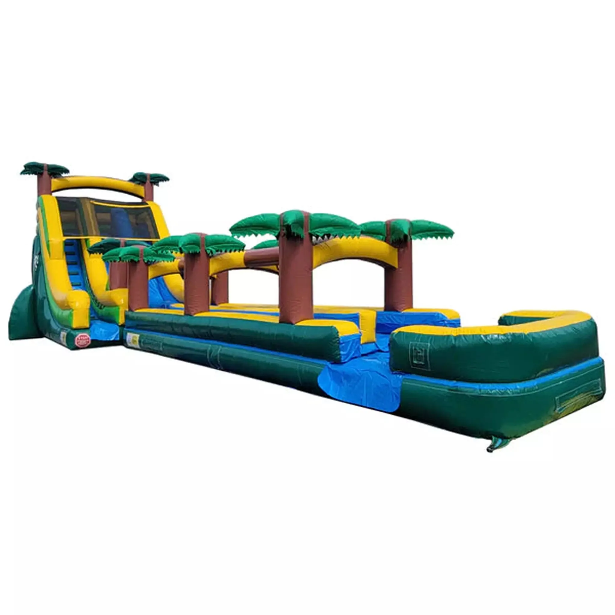19' Dual Lane Palm Tree Screamer Slide   Slip & Splash