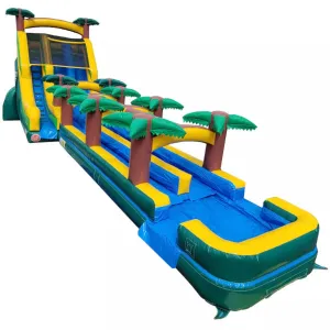 19' Dual Lane Palm Tree Screamer Slide   Slip & Splash