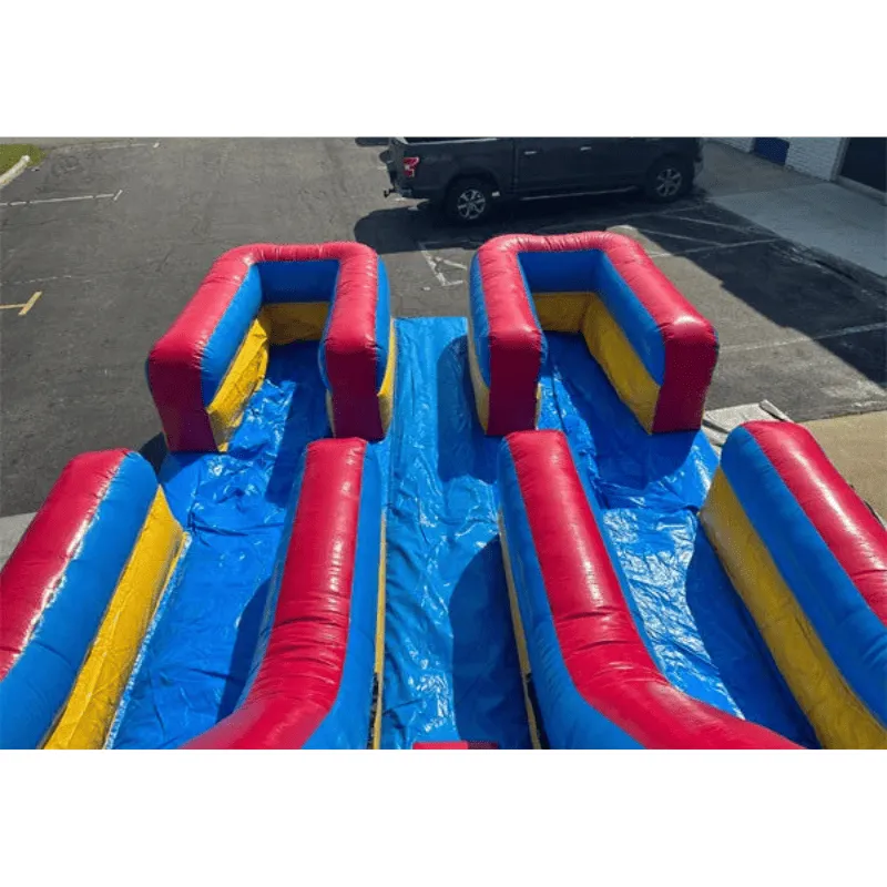 21'H Dual Lane Water Slide Wet n Dry
