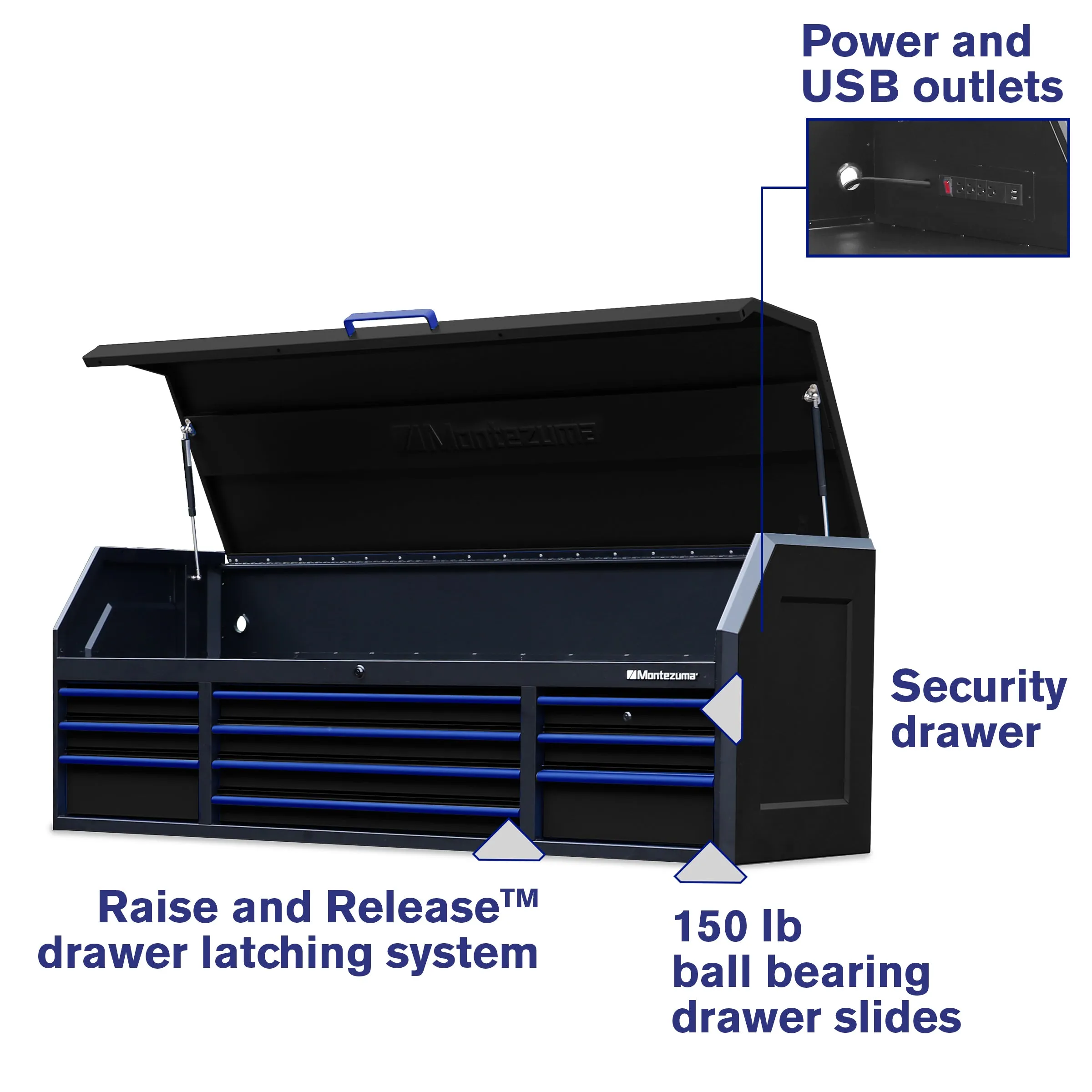 72 x 20 in. 10-Drawer Tool Chest