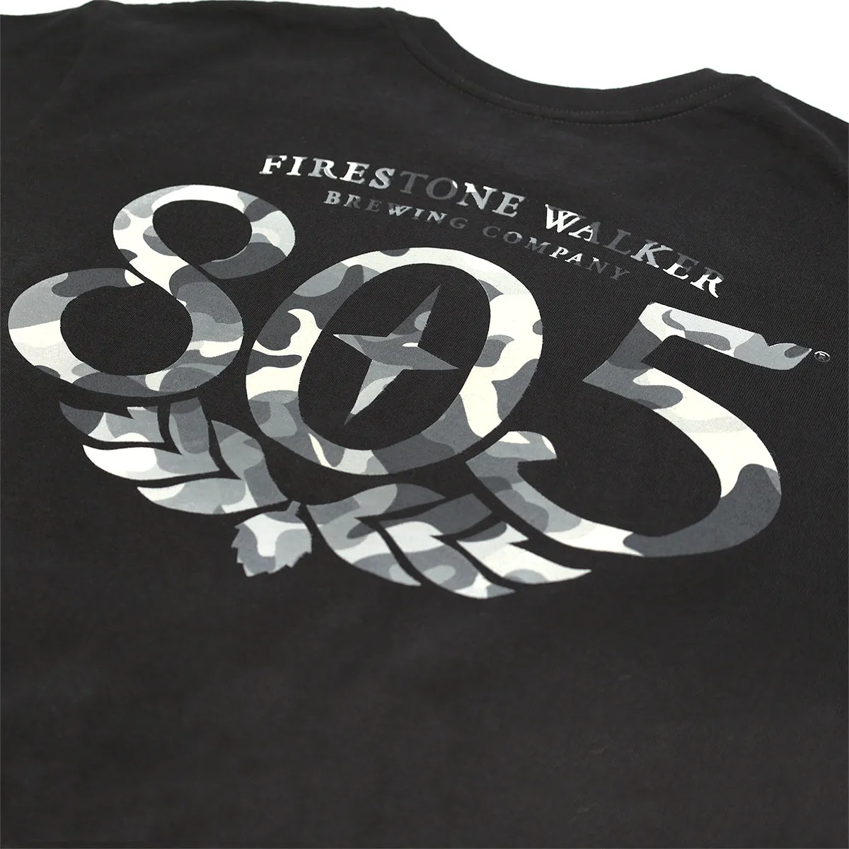 805 Premier Original Heavyweight Tee - Black/Camo