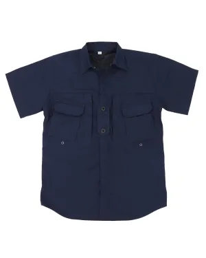 A112 Short Sleeved Shirt - Navy Blue