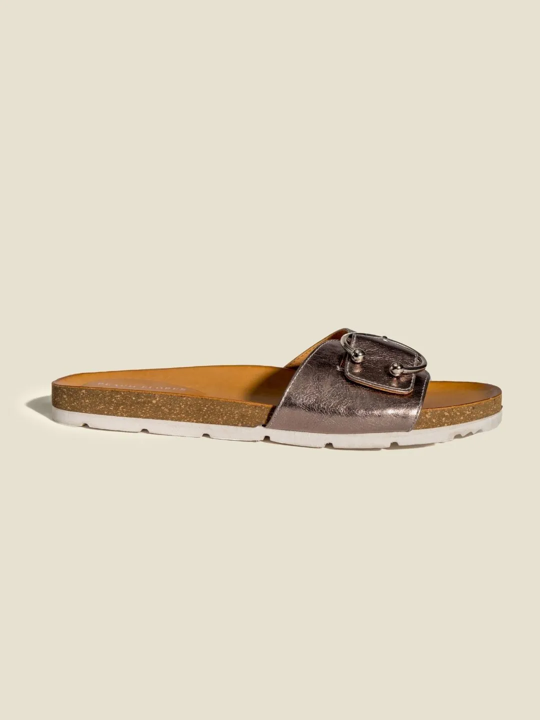 Anne Leather Slides