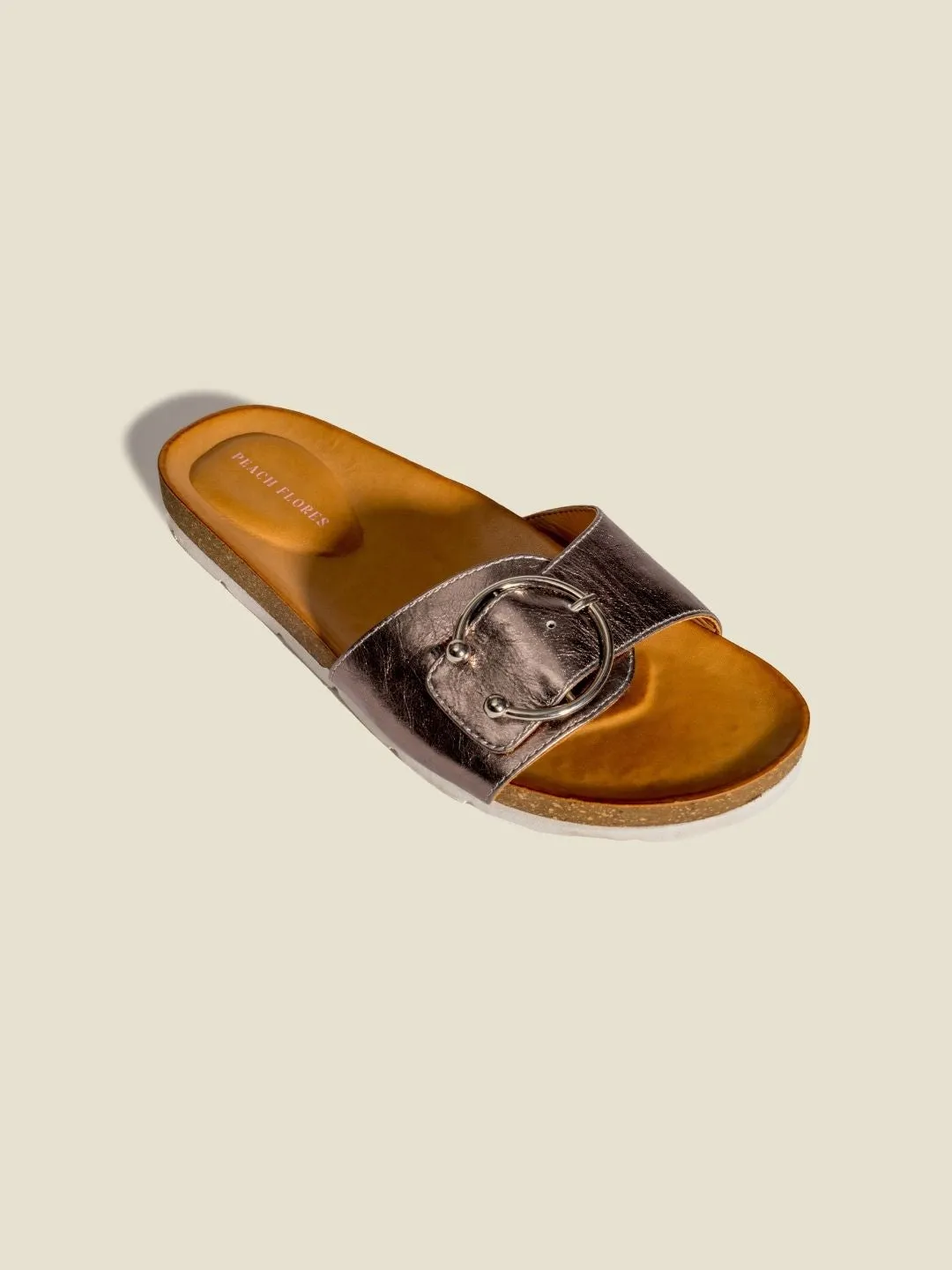 Anne Leather Slides