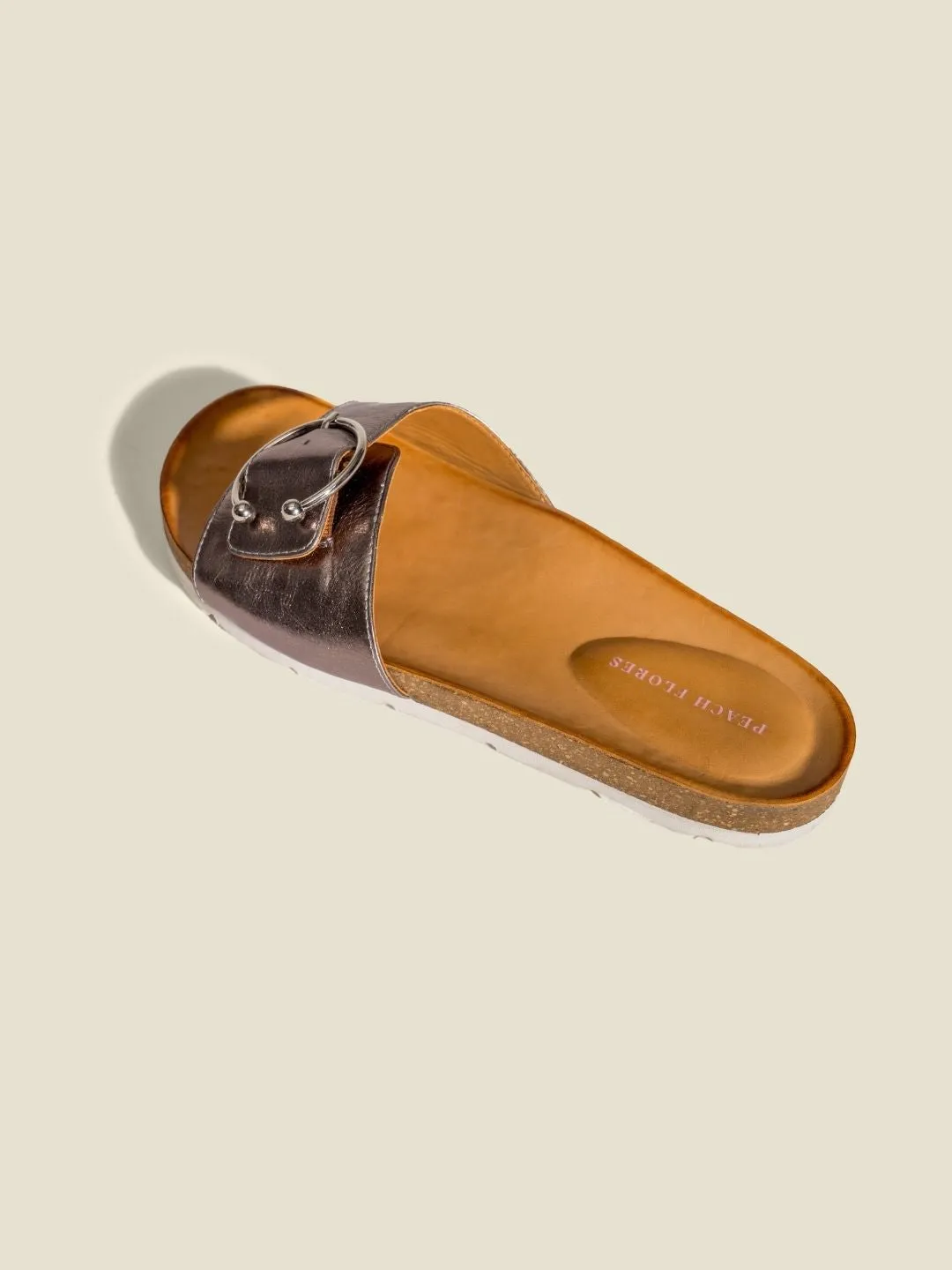Anne Leather Slides