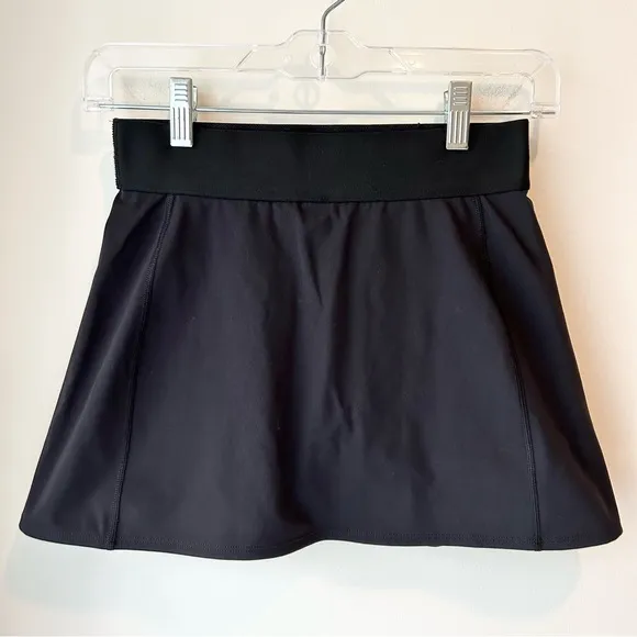 Aritzia TnaSLICK Court Micro Skirt Black Size XS