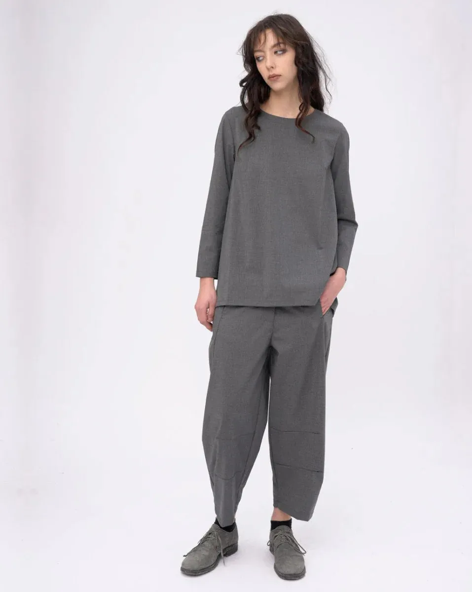 Baci - Rolled Up Capri Pant Charcoal  - 79199816