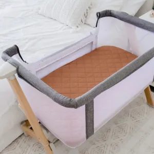 BAMBELLA DESIGNS CO-SLEEPER FITTED WATERPROOF SHEET | CHESTNUT