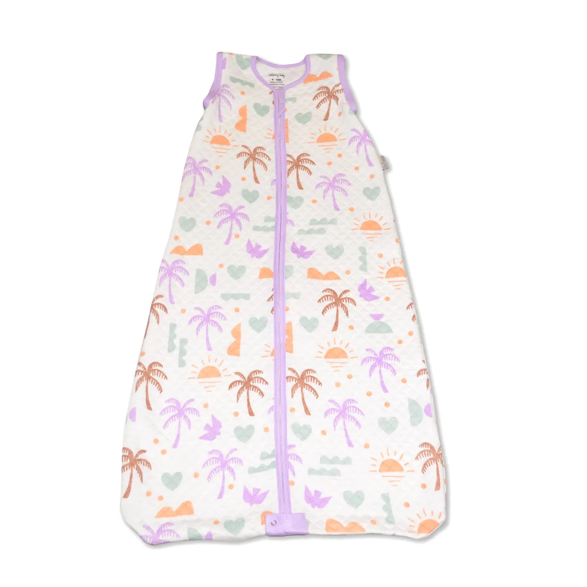 Bamboo Classic Sleeping Sack w/Detachable Sleeves 1 TOG(Boho Surf Print)