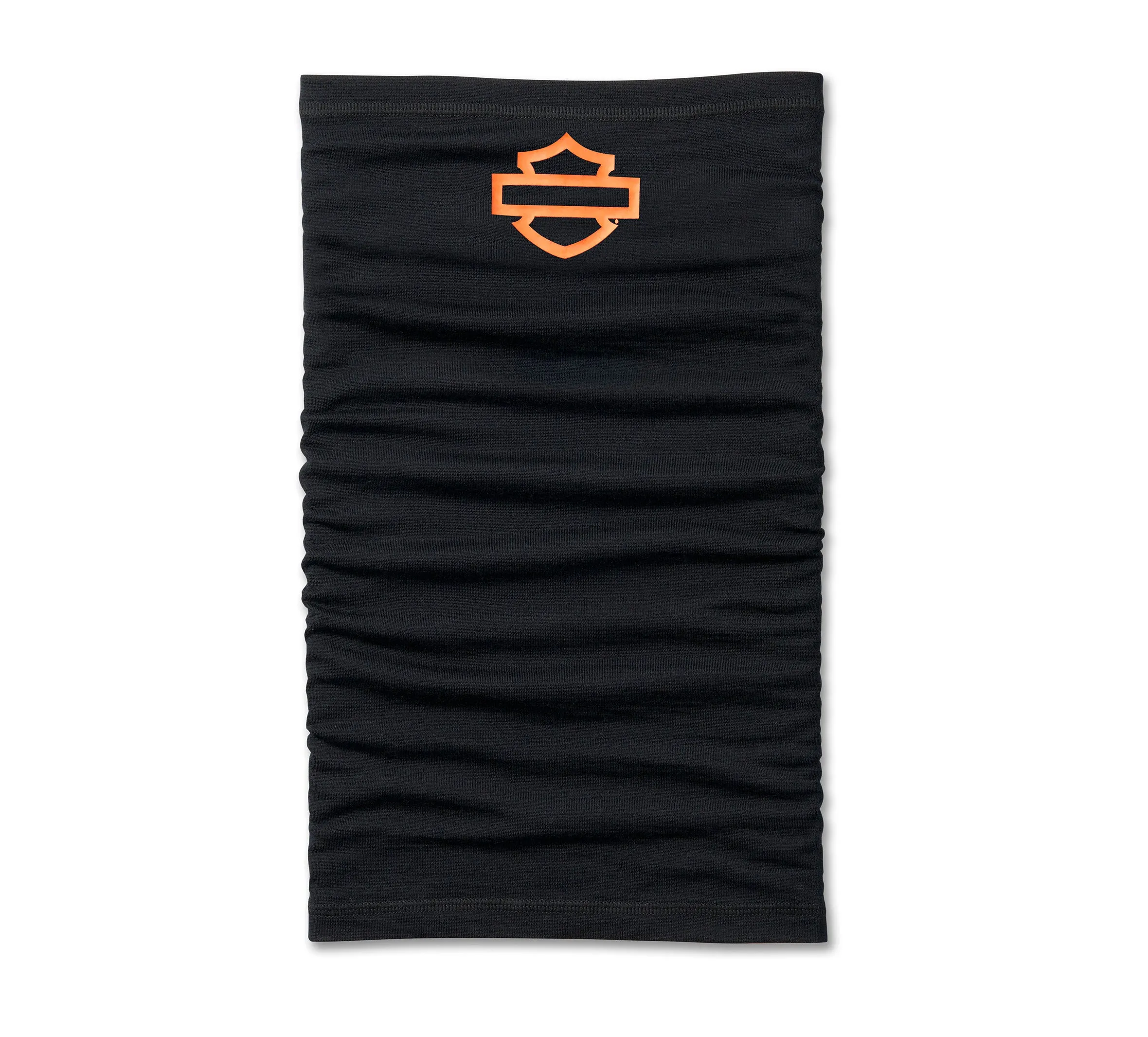 Bar & Shield Merino Neck Gaiter - Harley Black