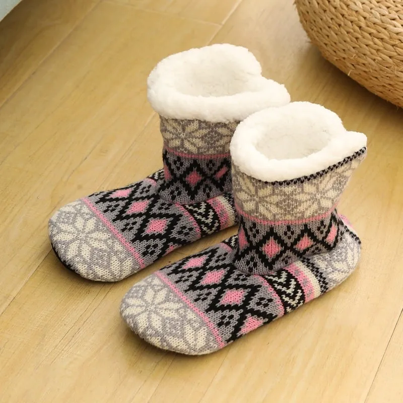 Best Gift-Women's Winter Indoor Non-Slip Thermal Floor Socks