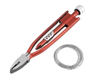 BikeMaster 9in Safety Wire Pliers w/ Wire