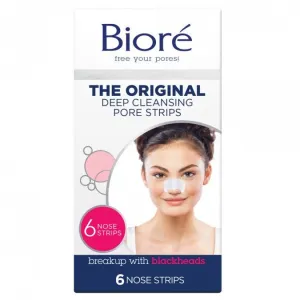 Biore Original Deep Cleansing Pore Strips 6 Pack