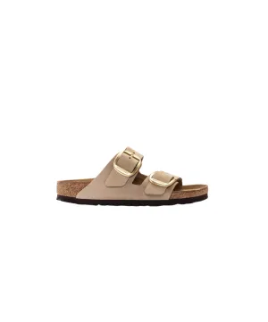 Birkenstock Arizona Big Buckle Nubuck Leather Sandcastle Sandals