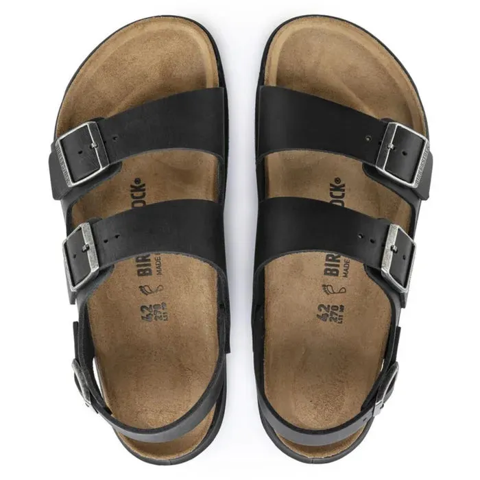 Birkenstock Milano CT Oiled Leather - Black