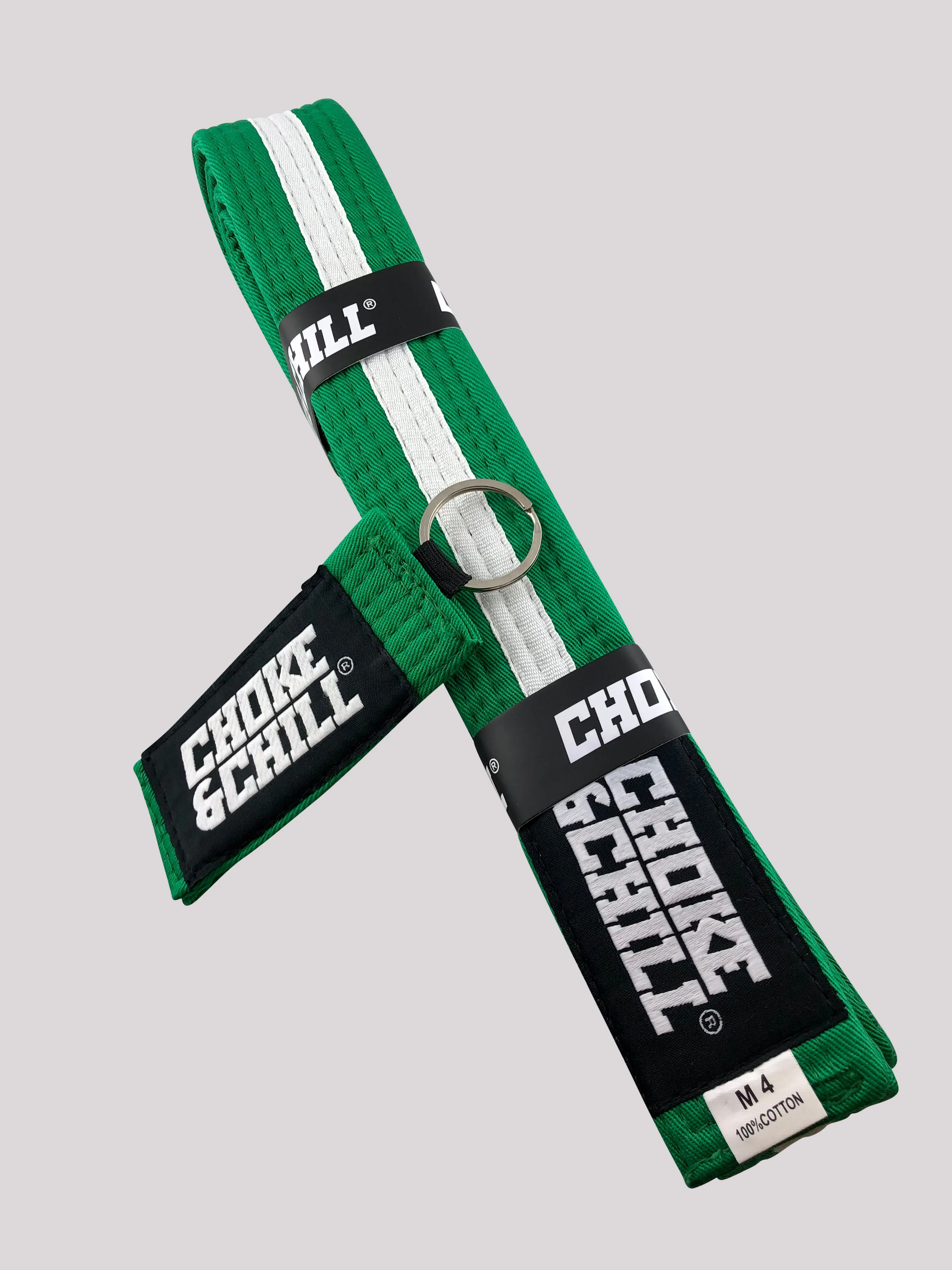 BJJ Kids Belt - Green White