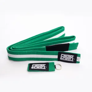BJJ Kids Belt - Green White