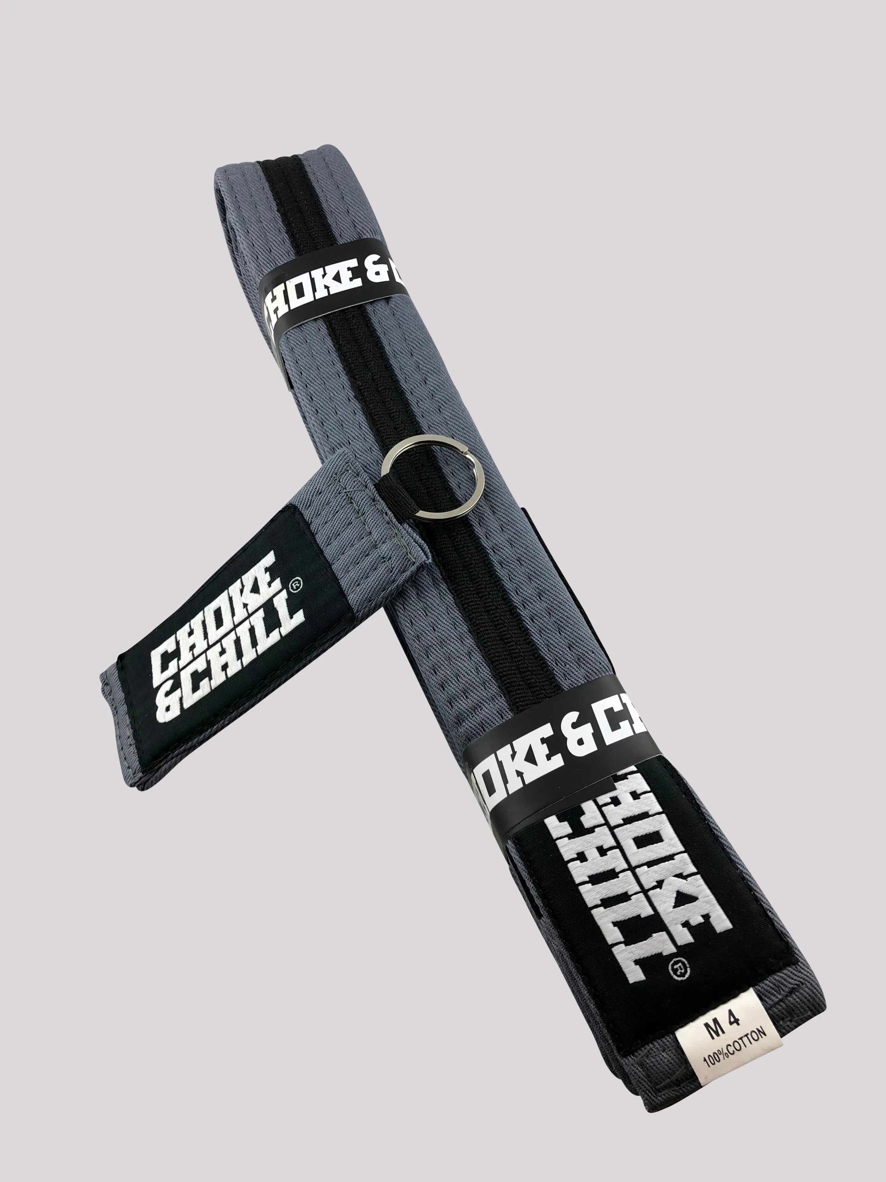 BJJ Kids Belt - Grey Black
