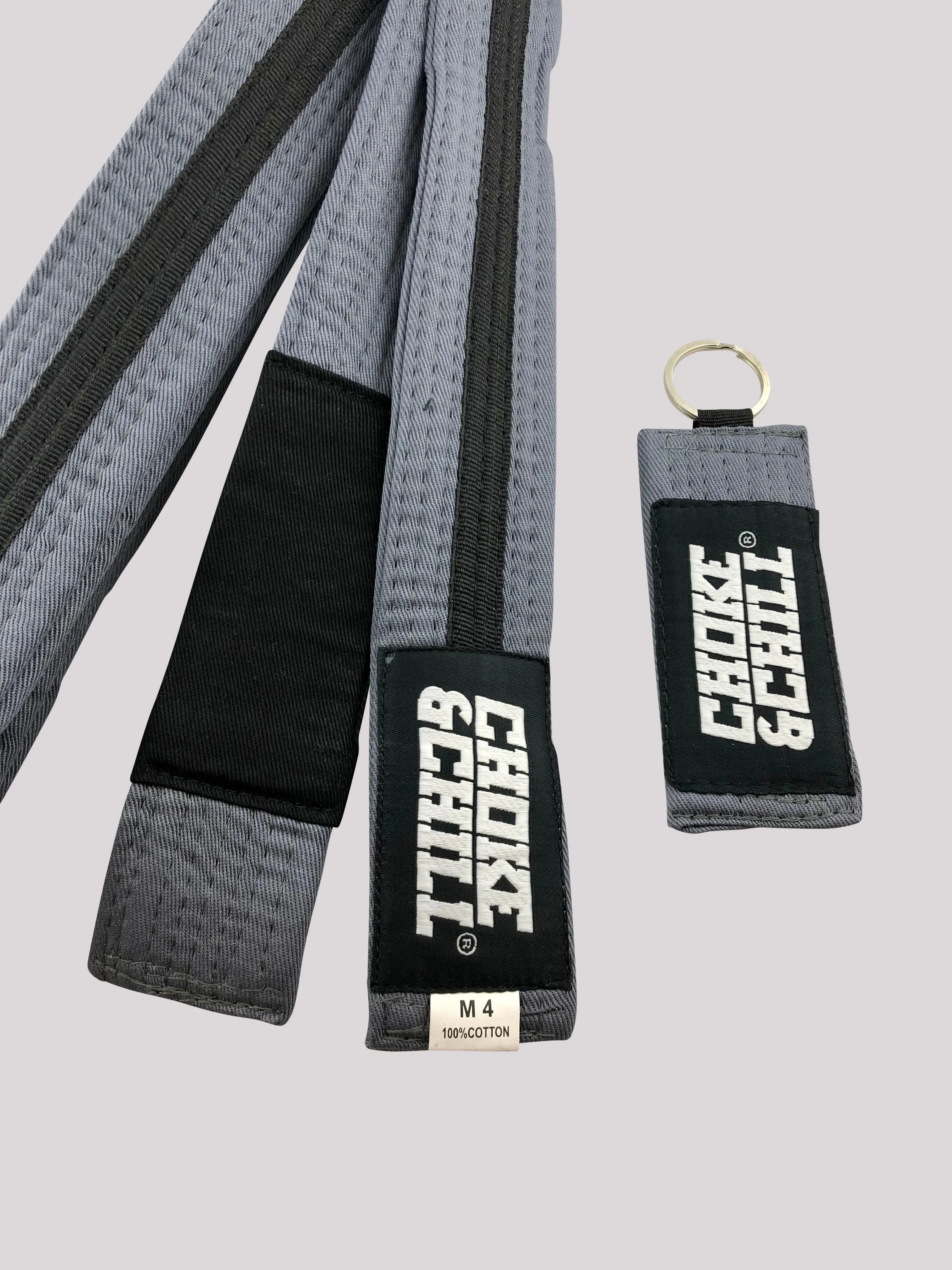 BJJ Kids Belt - Grey Black