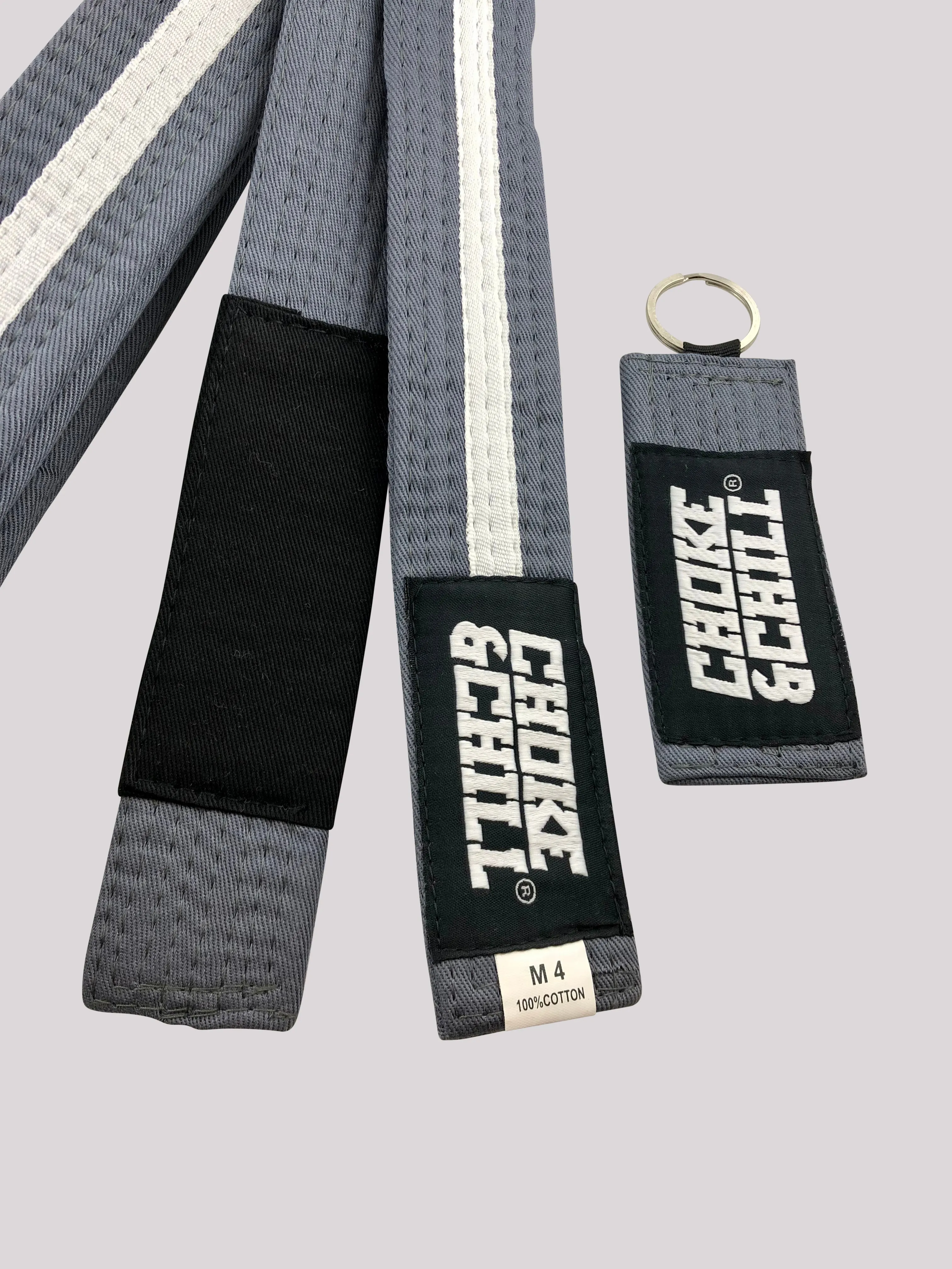 BJJ Kids Belt - Grey White