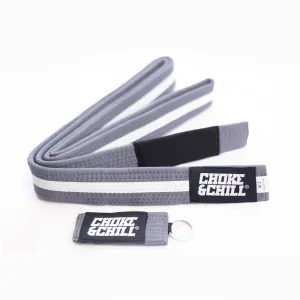BJJ Kids Belt - Grey White