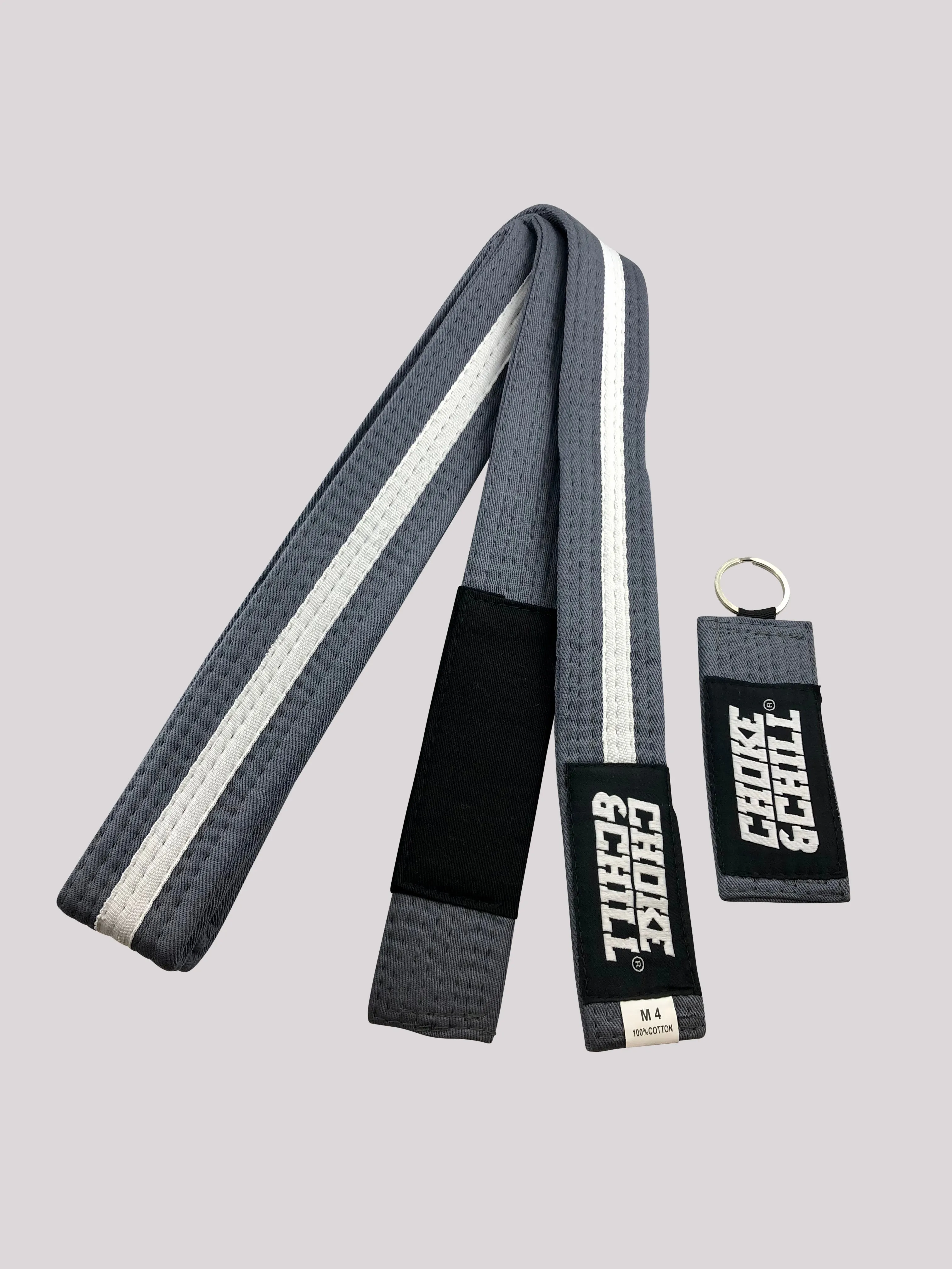BJJ Kids Belt - Grey White