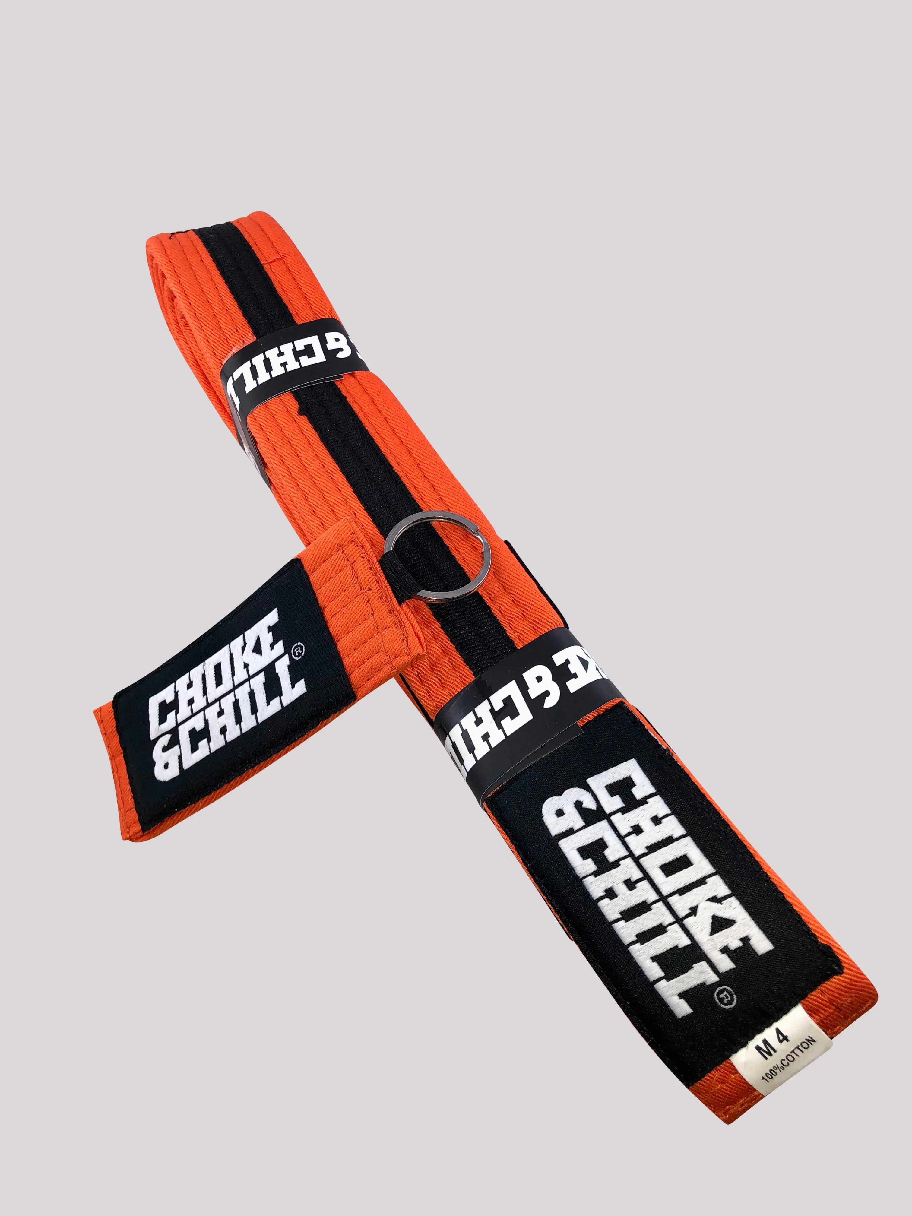 BJJ Kids Belt - Orange Black