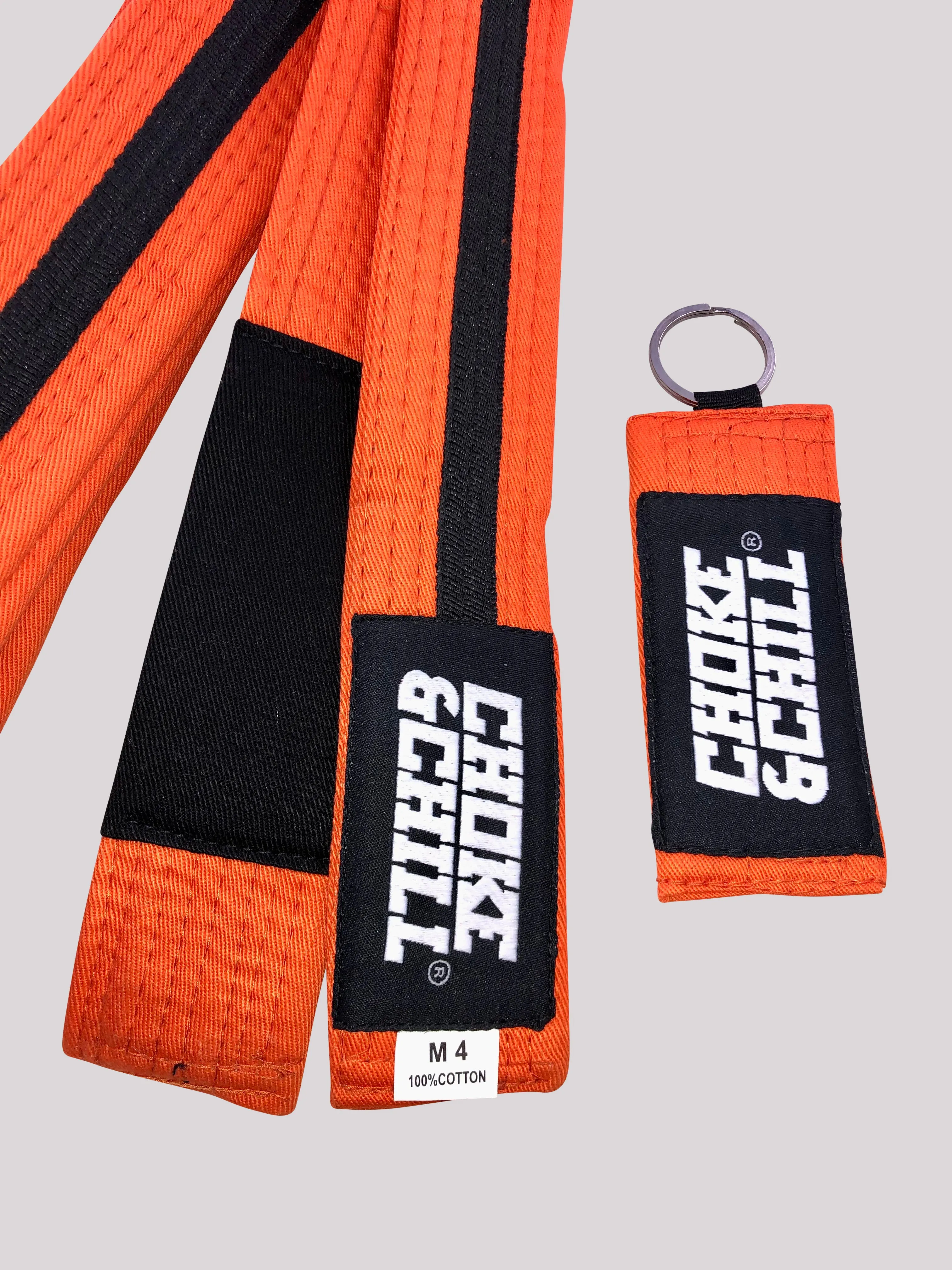 BJJ Kids Belt - Orange Black