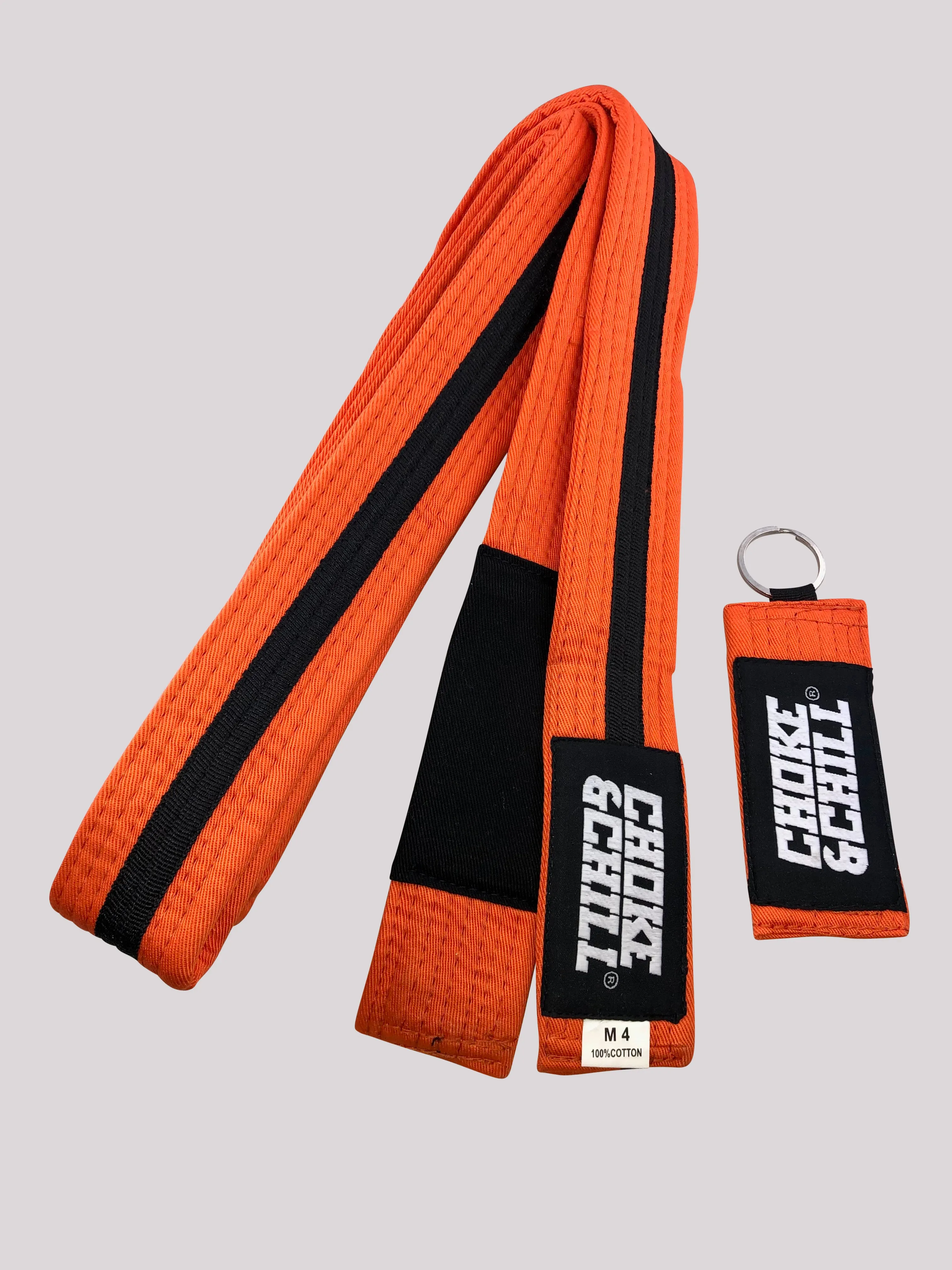 BJJ Kids Belt - Orange Black