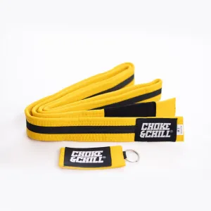 BJJ Kids Belt - Yellow Black
