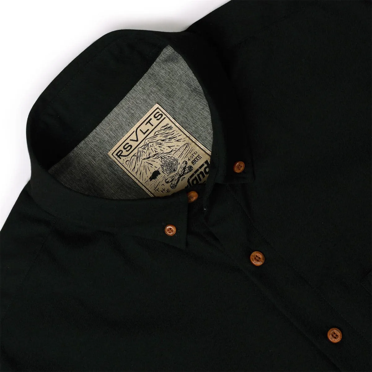 Black – BorlandFlex™ Long Sleeve Flannel