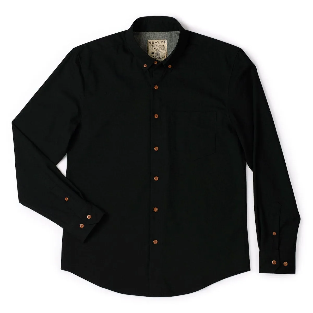 Black – BorlandFlex™ Long Sleeve Flannel