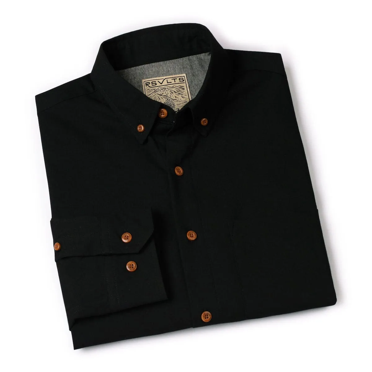 Black – BorlandFlex™ Long Sleeve Flannel