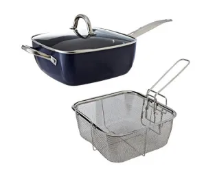 Bluestone® with Diamond 24cm Square Pan Set