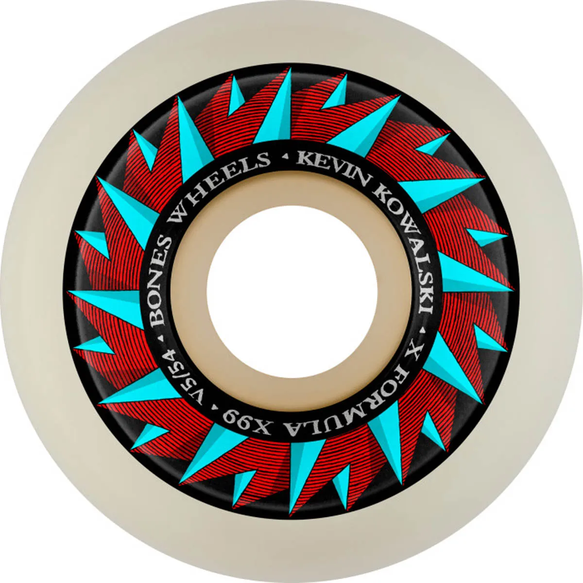 Bones - XF Kowalski Against the Grain 54MM 99A V5 Sidecut Skateboard Wheels