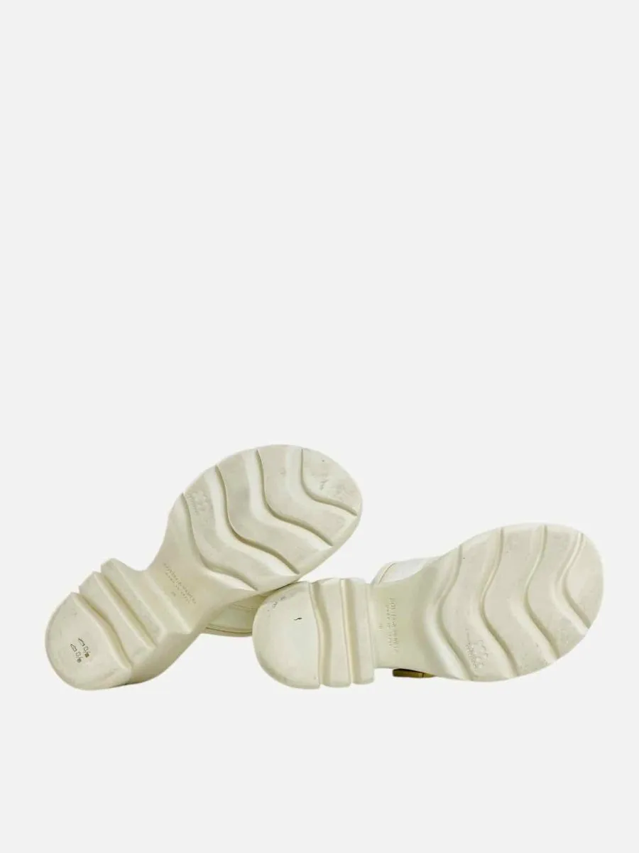 BOTTEGA VENETA Flash Buckle Off-white Mules 39