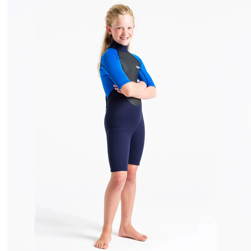C-Skins Junior Element 3/2mm Shortie - Slate Cyan Multi