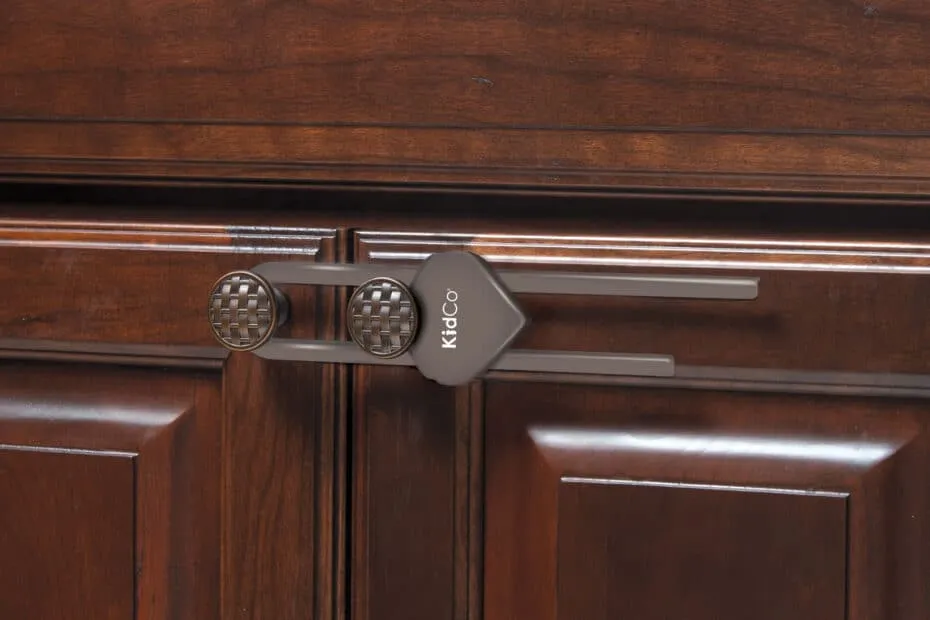 Cabinet Slide Latch - Brown