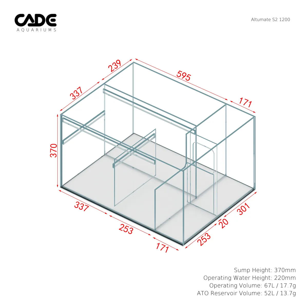 Cade Altumate S2 1200 White