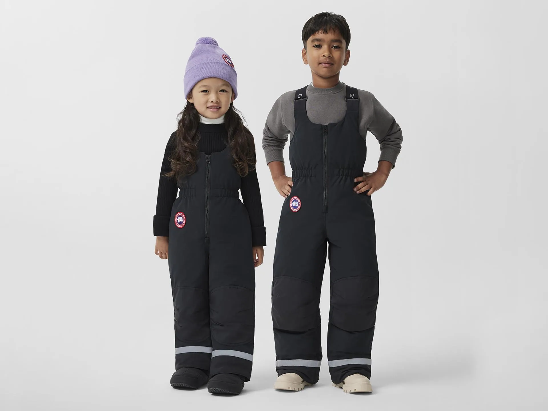 Canada Goose Kids Eaglet Bib Overall - Black