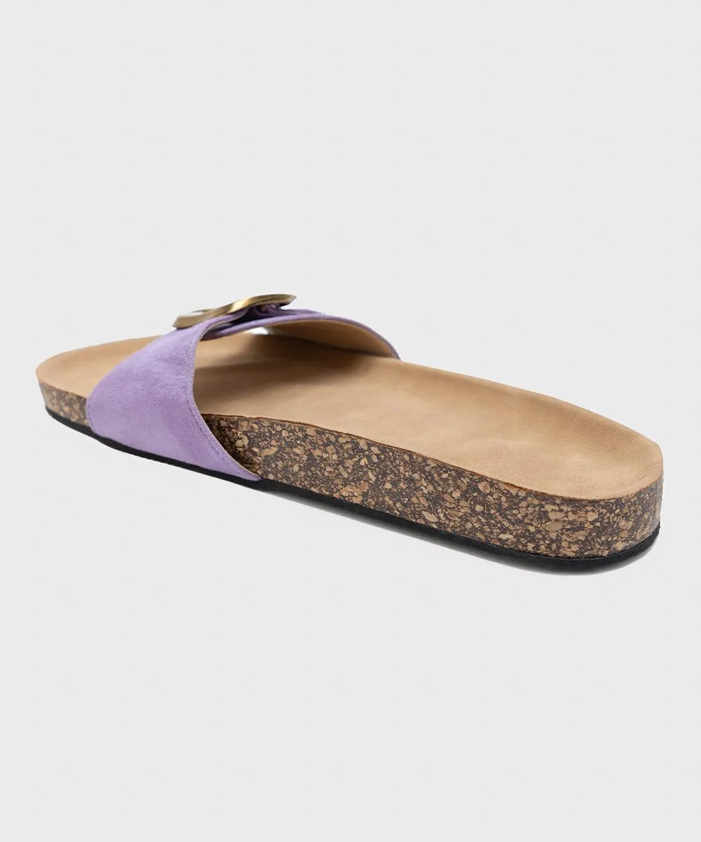 Comfort Slides with Buckle Detail