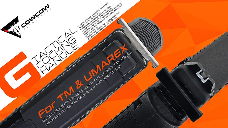 CowCow Tactical Cocking Handle For Marui & Umarex G-Series (Silver)