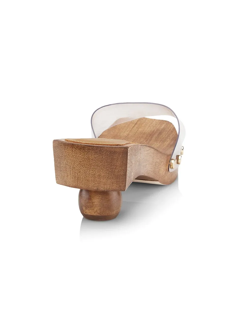 CULT GAIA NIA WOODEN SPHERICAL HEEL SANDALS