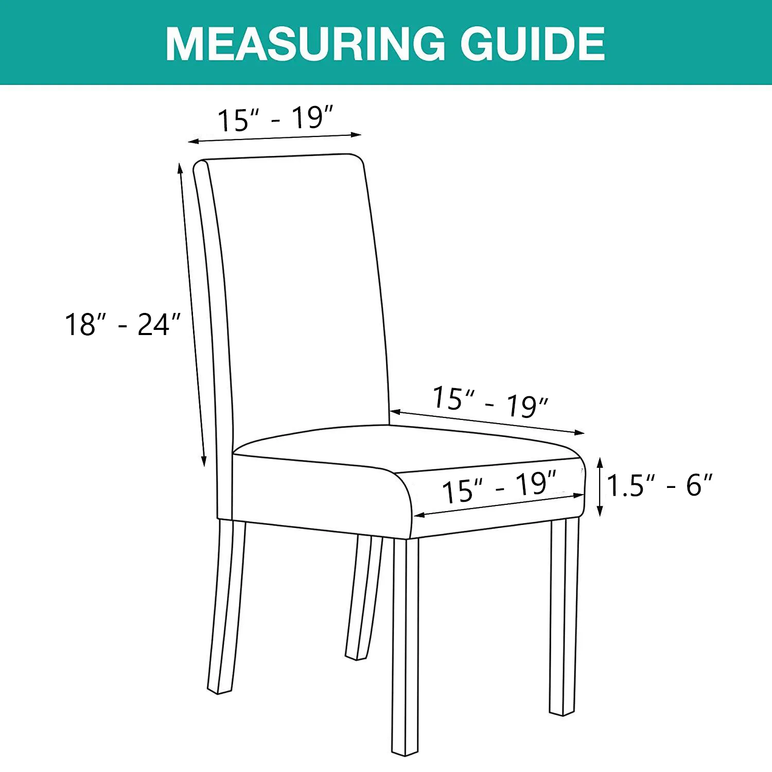 Decorative Chair Covers(🔥Mid-year SUPER SALE - 50% Off   Buy 6 Free Shipping)