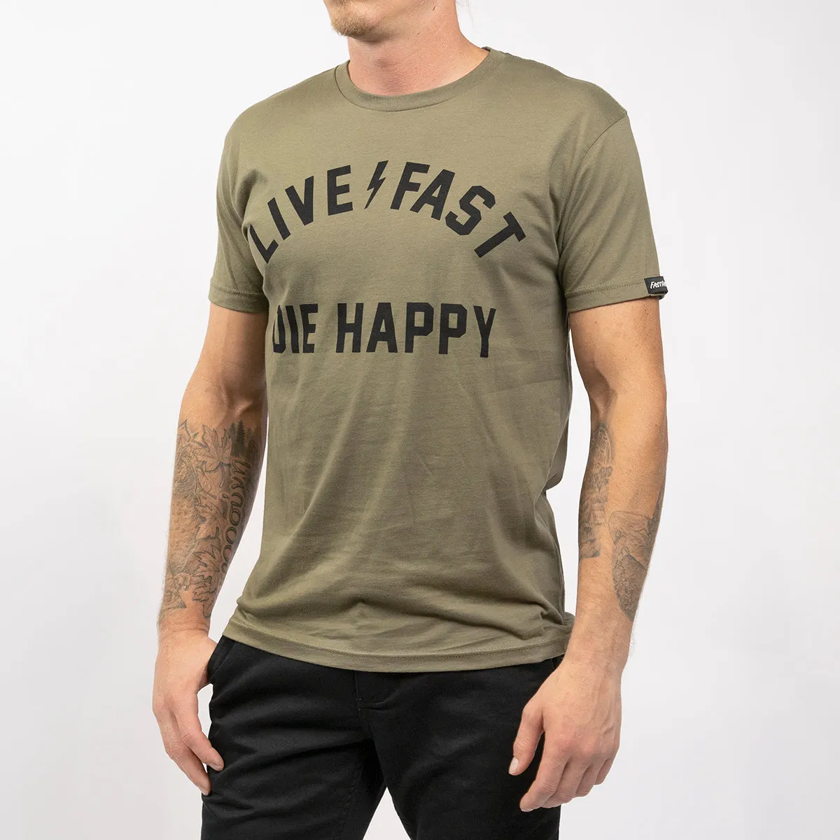 Die Happy Tee - Military Green